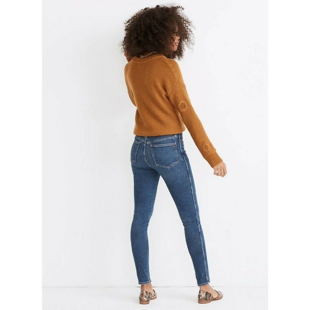 Madewell Women's 10" High-Rise Skinny Jeans in Wendover Wash Size 27 MA616 - Picture 2 of 12